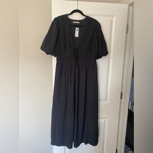 Abercrombie & Fitch Black Maxi Dress